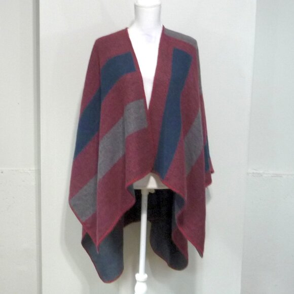 BB DAKOTA MULBERRY SHAWL PONCHO - Picture 1 of 7